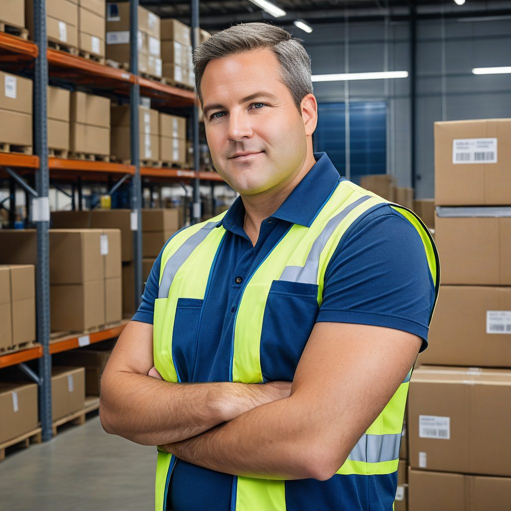 AI Warehouse / Distribution Center Manager at work
